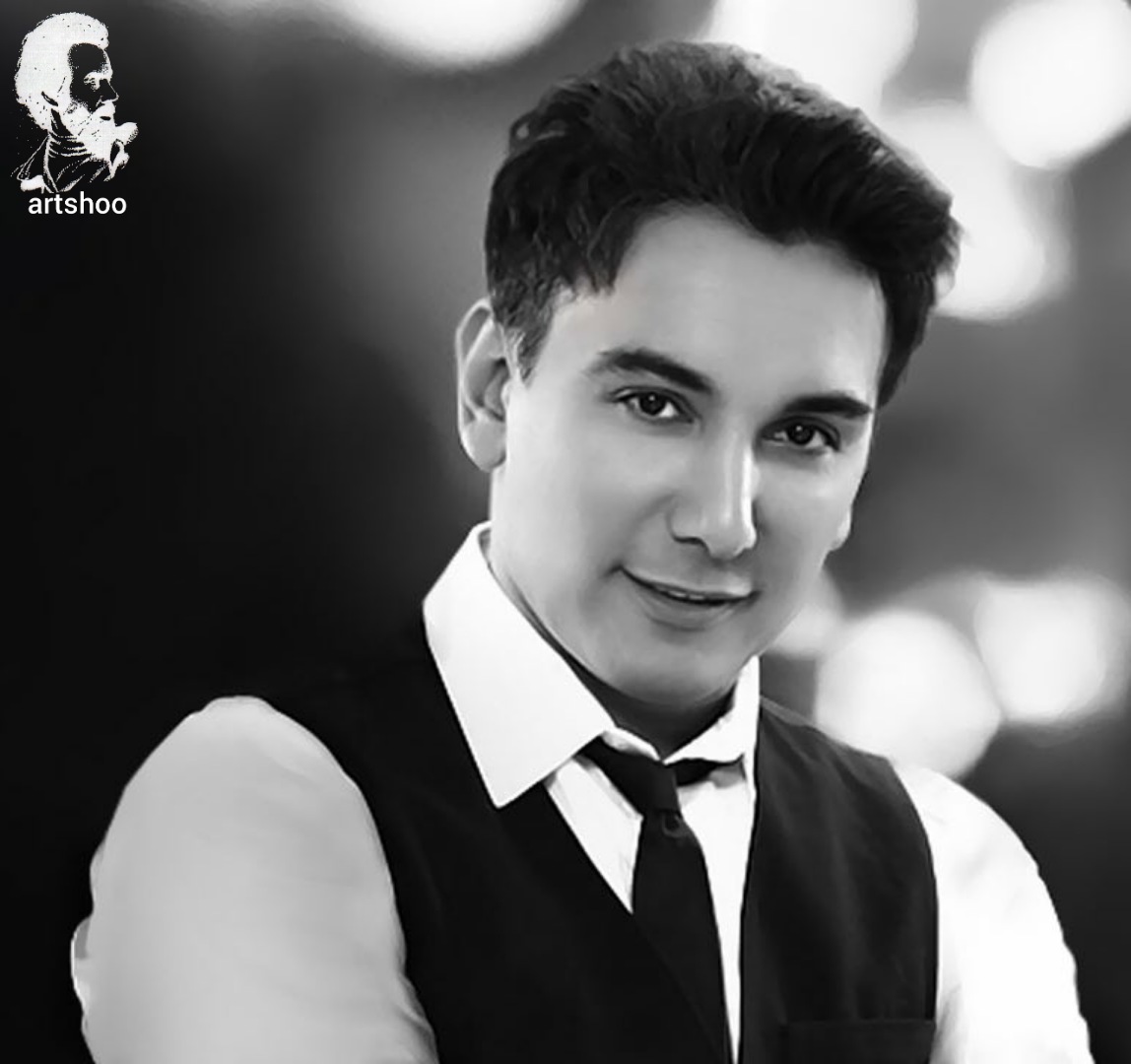 مدل پرتره سیاه قلم